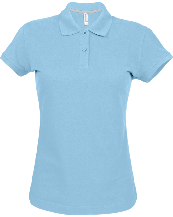 Dickes Personalisiertes Damen-Polo Sky Blue