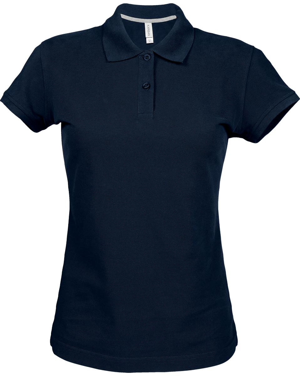 Personalised Thick Woman Polo Navy