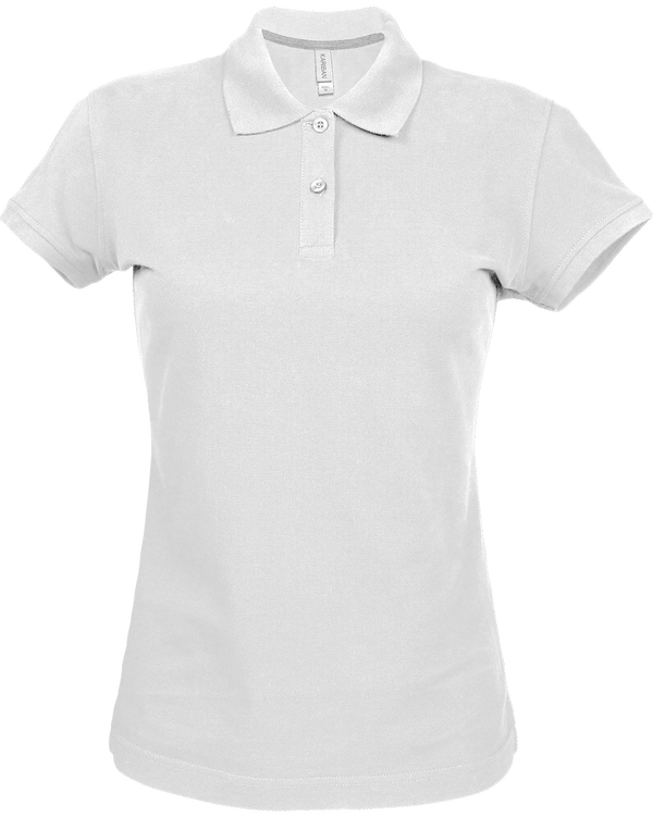 Polo femme 220g face White