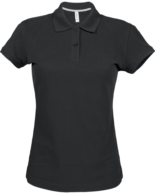 Dickes Personalisiertes Damen-Polo Dark Grey