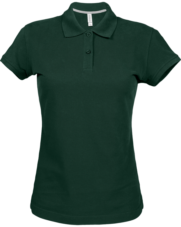 Dickes Personalisiertes Damen-Polo Forest Green