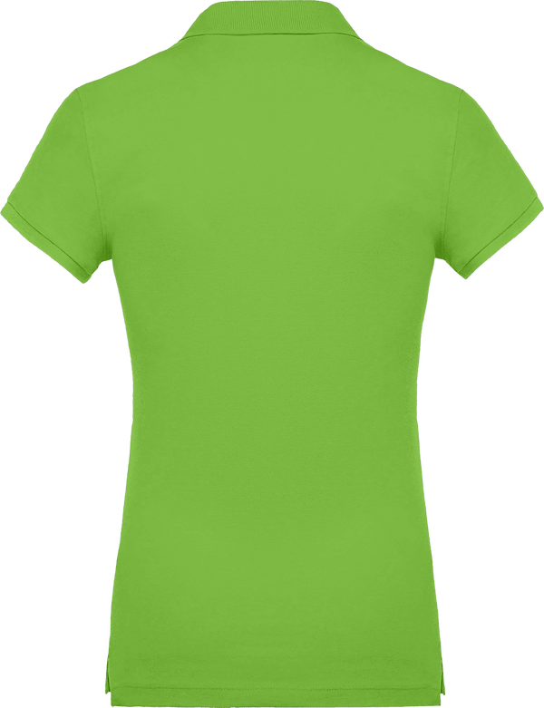 Polo femme 220g dos Lime