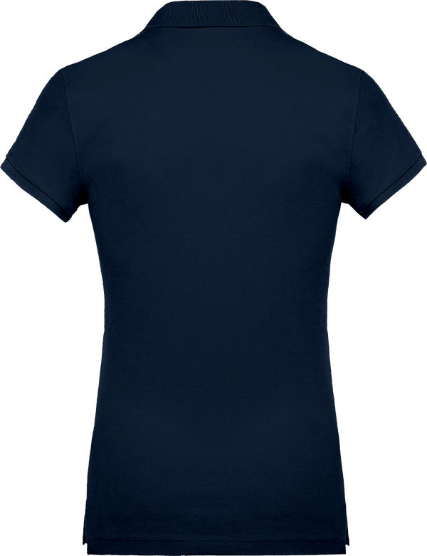 Polo femme 220g dos Navy