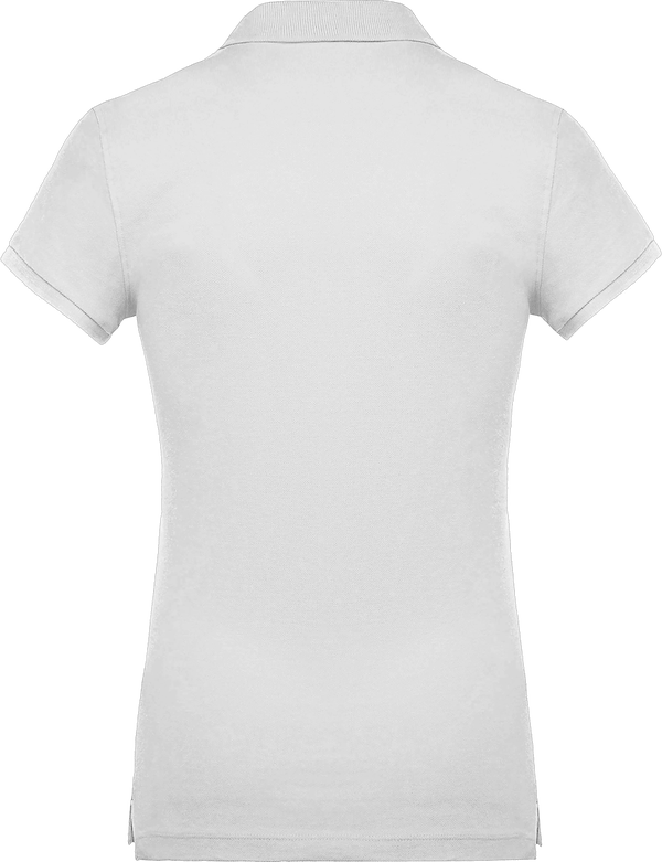 Polo femme 220g dos White