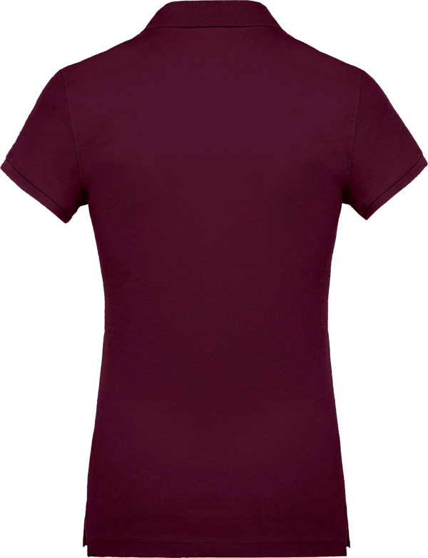 Polo femme 220g dos Wine