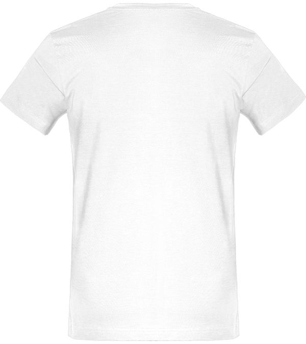 Men's V-Neck T-Shirt 180Gr White