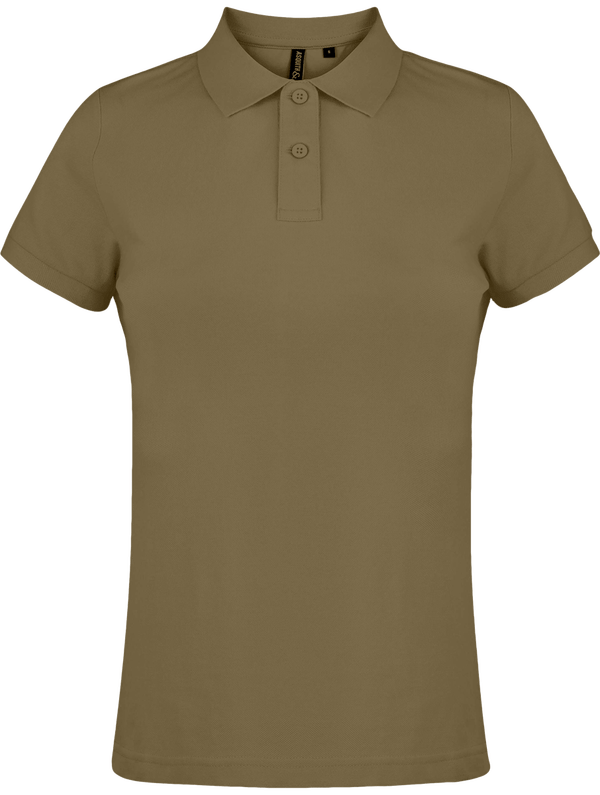 Polo femme pique classic asquith fox face Khaki