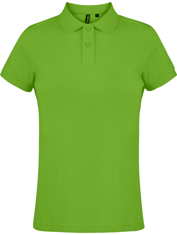Polo femme pique classic asquith fox face Lime