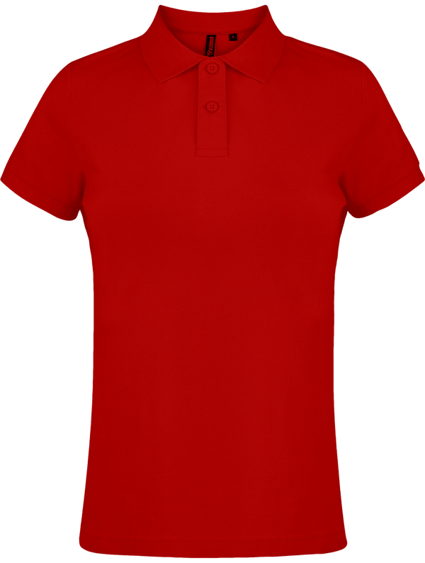 Polo femme pique classic asquith fox face Cherry Red