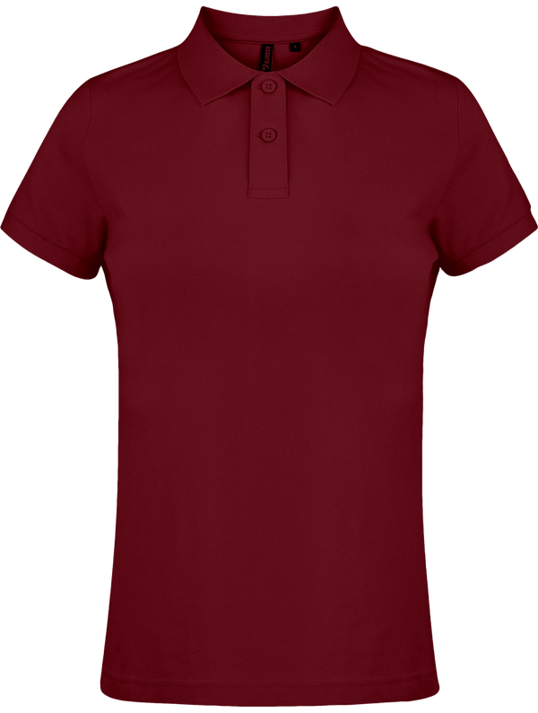 Polo femme pique classic asquith fox face Burgundy