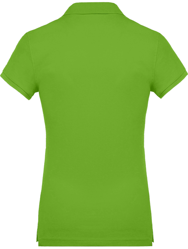 Polo femme pique classic asquith fox dos Lime