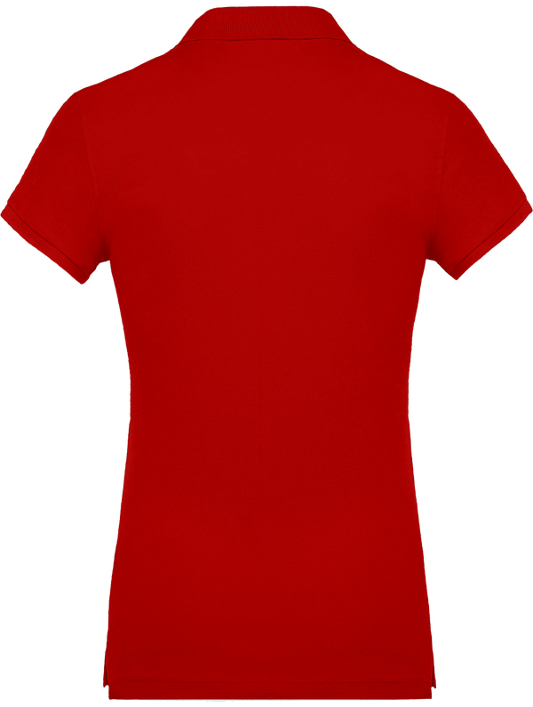 Polo femme pique classic asquith fox dos Cherry Red