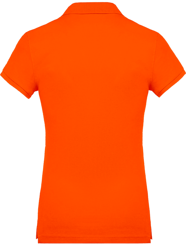 Polo femme pique classic asquith fox dos Orange