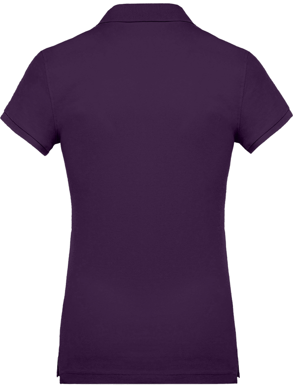 Polo femme pique classic asquith fox dos Purple