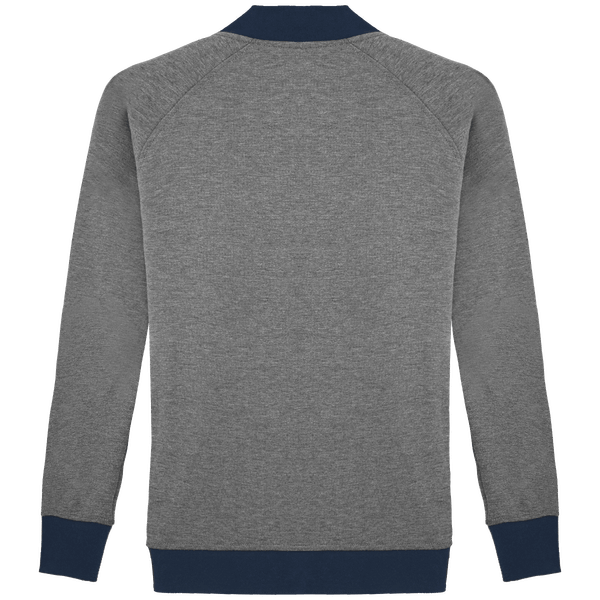 Blouson bomber bicolore stanley stella bound dos Mid Heather Grey / Bound Navy