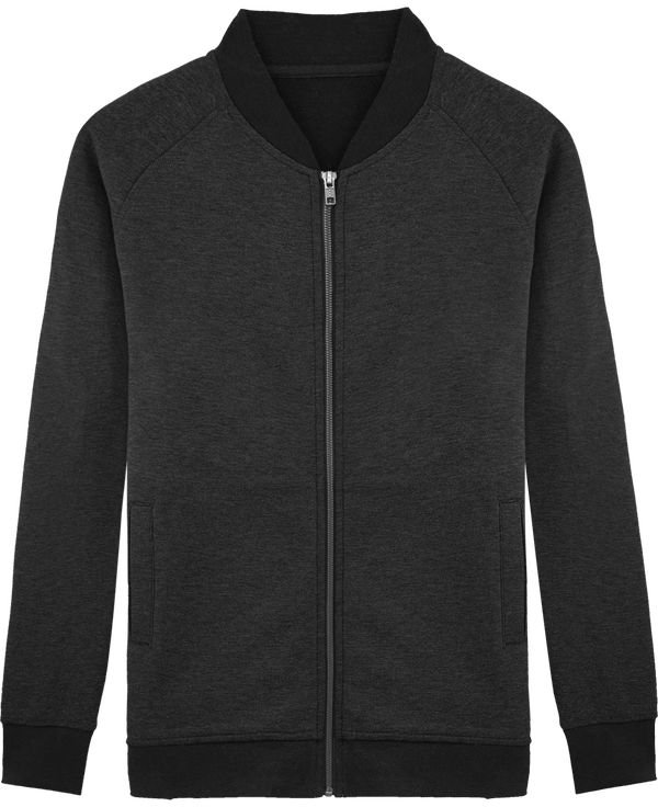 Bombers Stanley Stella - Coton, Manches Raglan - STSU814 Mid Heather Grey / Bound Navy