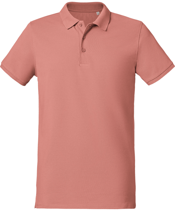 Polo bio homme stanley competes face Flamingo Pink