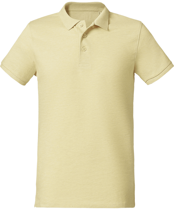 Polo bio homme stanley competes face Light Heather Yellow