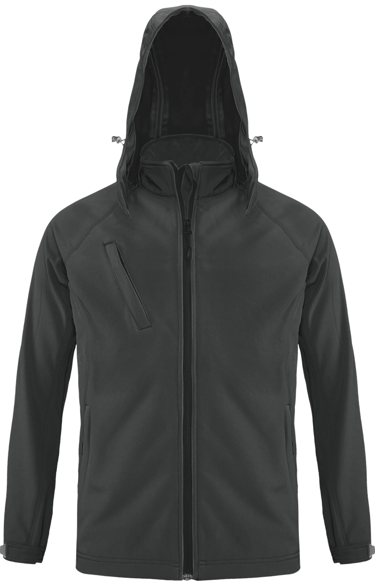 Hooded Softshell Jacket Men To Personalise Titanium