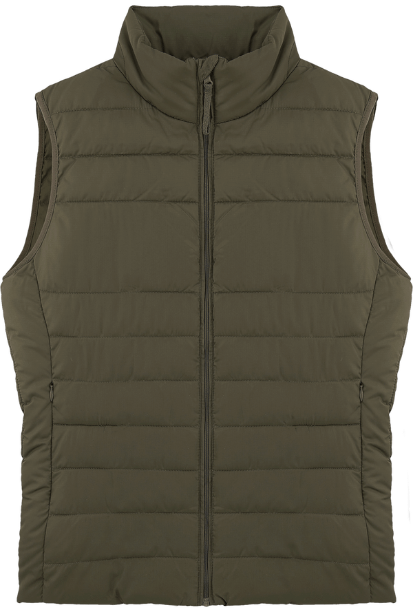 Veste doudoune sans manches stella walks face British Khaki