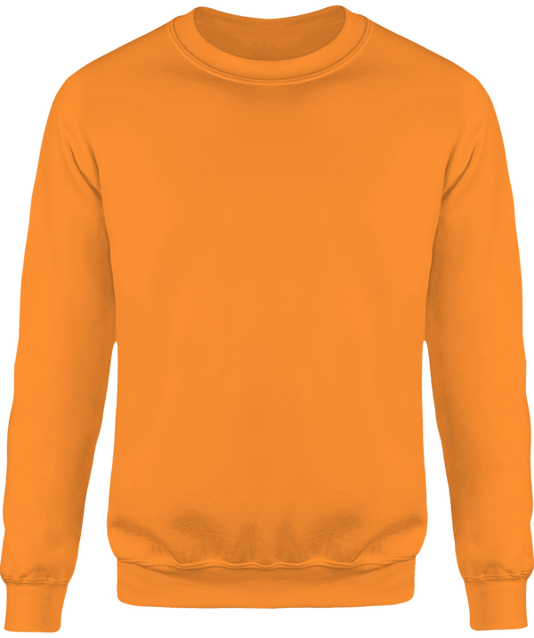 Sweat col rond heavy blend gildan face Orange