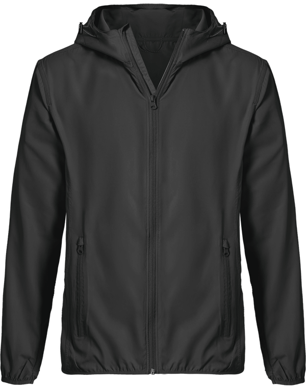 Coupe vent leger capuche homme stanley breaks face Anthracite