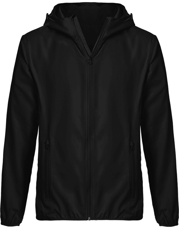 Coupe vent leger capuche homme stanley breaks face Black