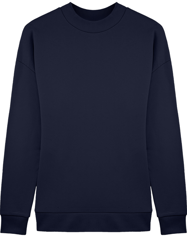 Sweat shirt long ample femme stella achieves face French Navy