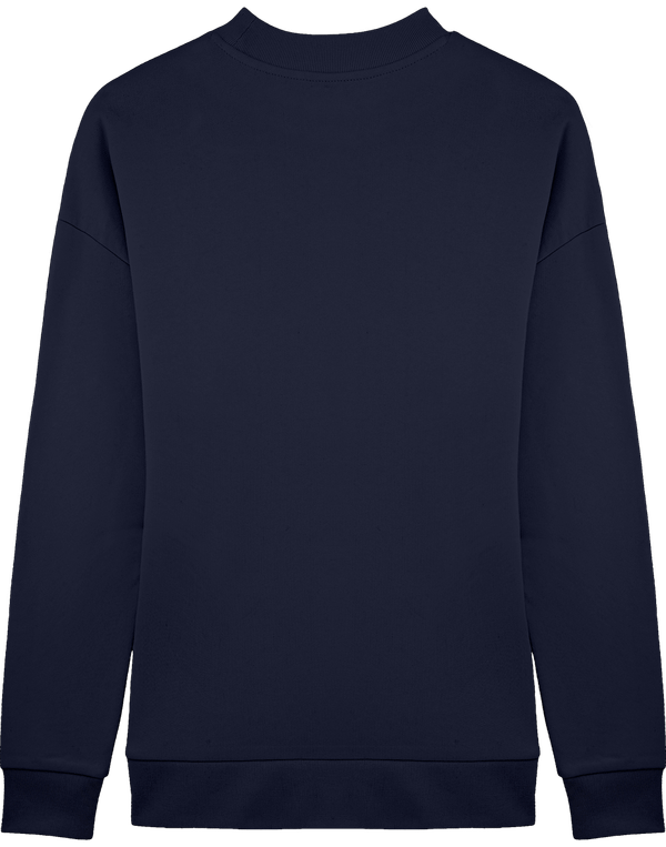 Sweat shirt long ample femme stella achieves dos French Navy