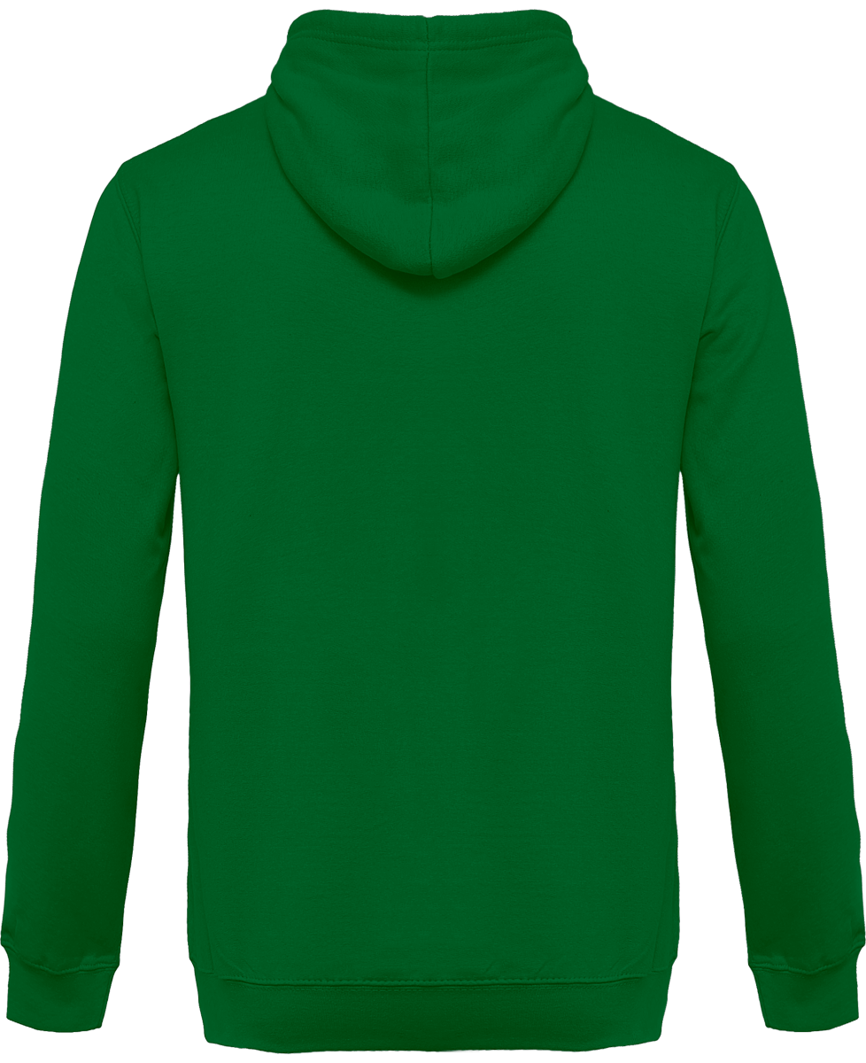 Customizable Bicolor Zipped Sweatshirt KARIBAN Light Kelly Green / White