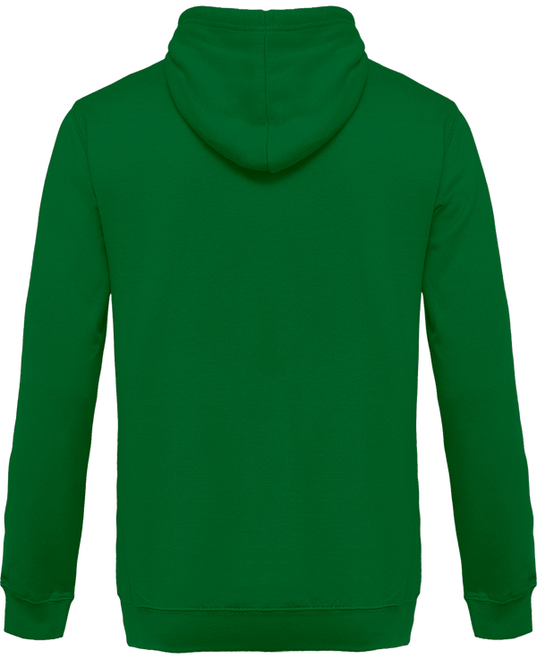 Sweat Zippé Bicolore À Personnaliser  KARIBAN Light Kelly Green / White