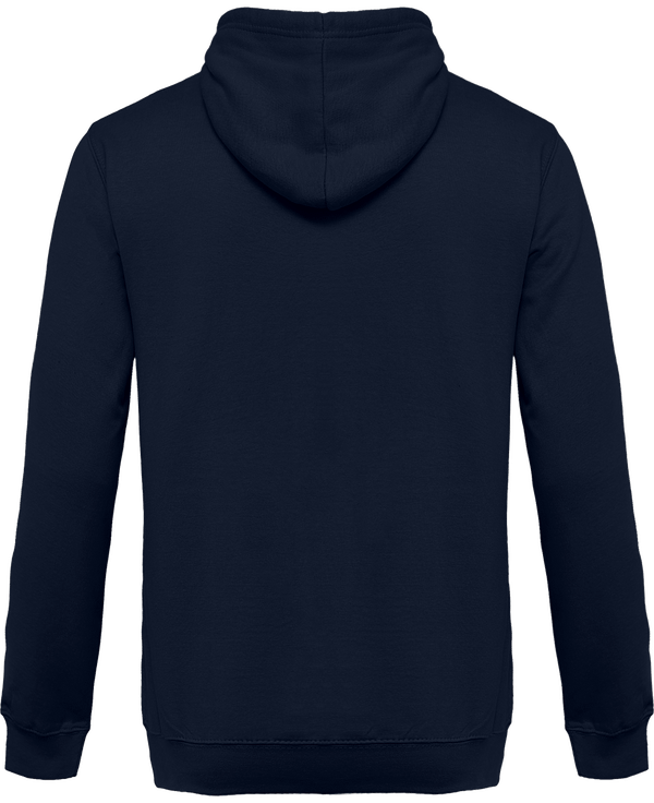 Sweat zippe bicolore dos KARIBAN Navy / Red
