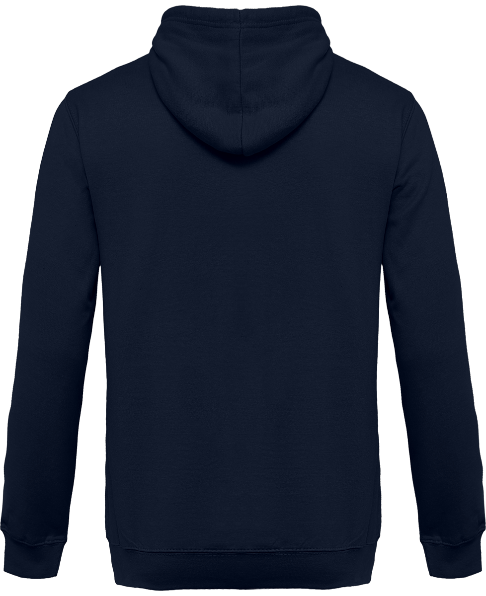 Customizable Bicolor Zipped Sweatshirt KARIBAN Navy / Fine Grey