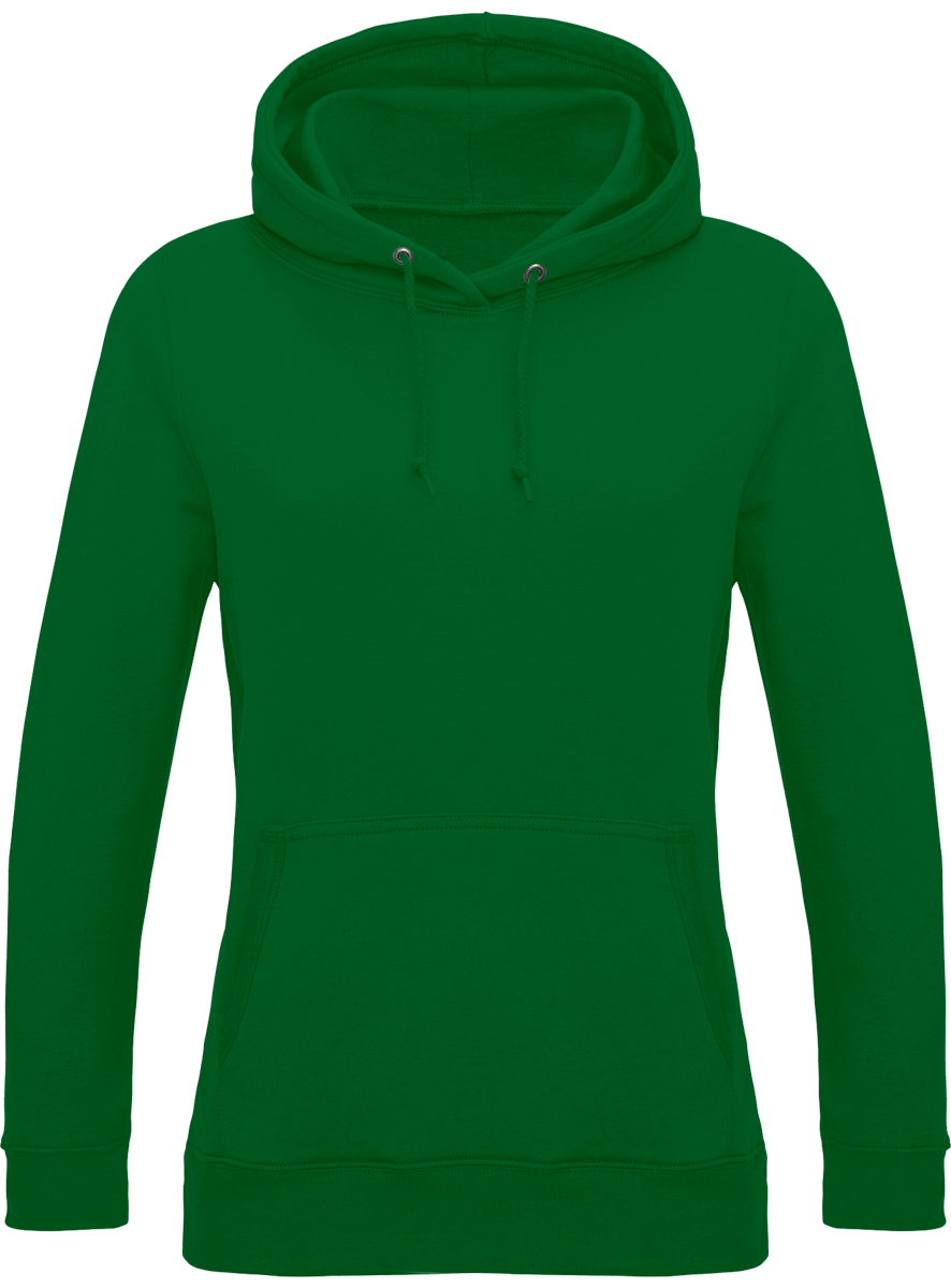 Customizable Hooded Sweatshirt For Women Kelly Green