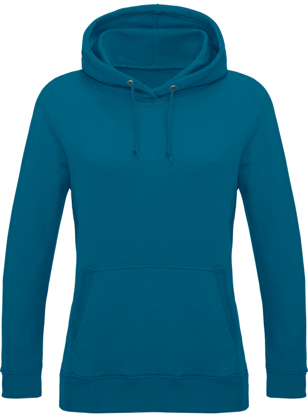 Sweat-Shirt À Capuche Femme Personnalisé :  Sapphire Blue