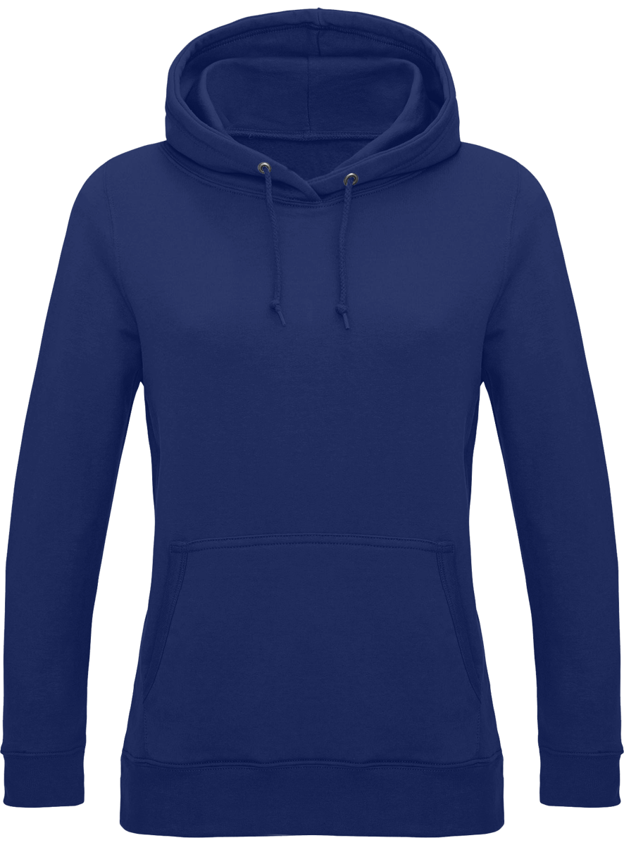 Customizable Women's Hooded Sweatshirt: kariban Light Royal Blue