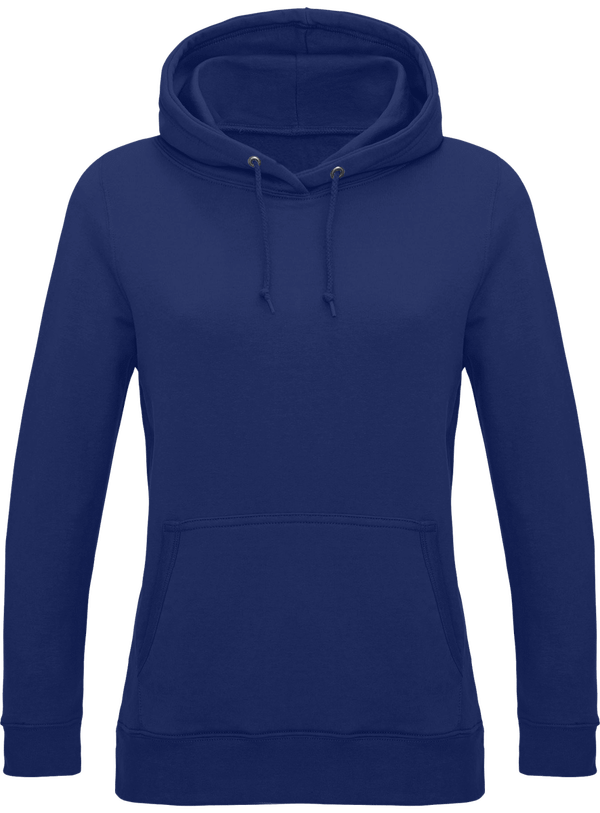 Personalisiertes Damen-Kapuzensweatshirt:  kariban Light Royal Blue