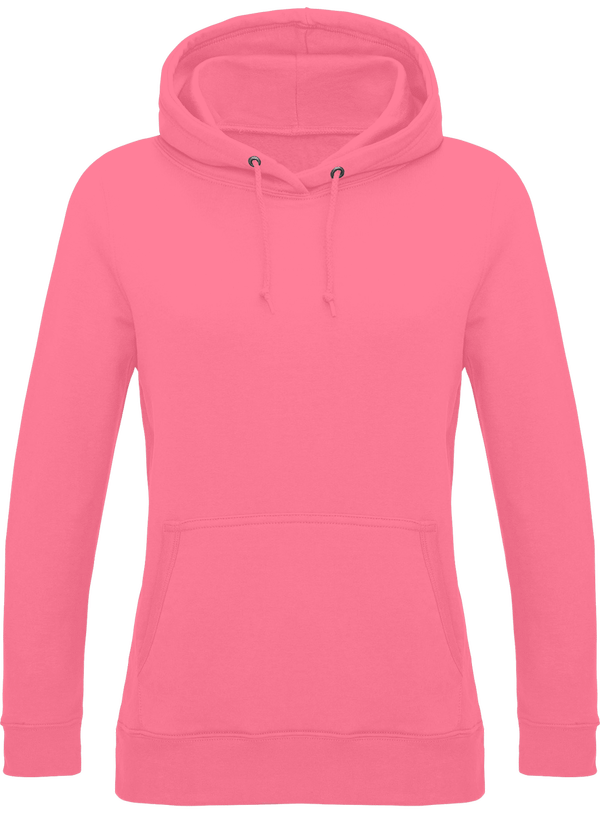 Customizable Women's Hooded Sweatshirt: Candyfloss Pink