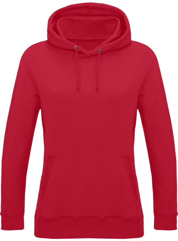 Customizable Women's Hooded Sweatshirt: Hot Pink