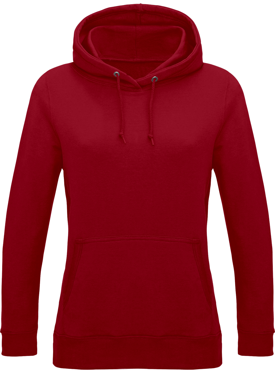 Customizable Hooded Sweatshirt For Women Red Hot Chilli