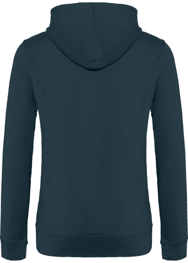 Sweat a capuche femme dos Airforce Blue
