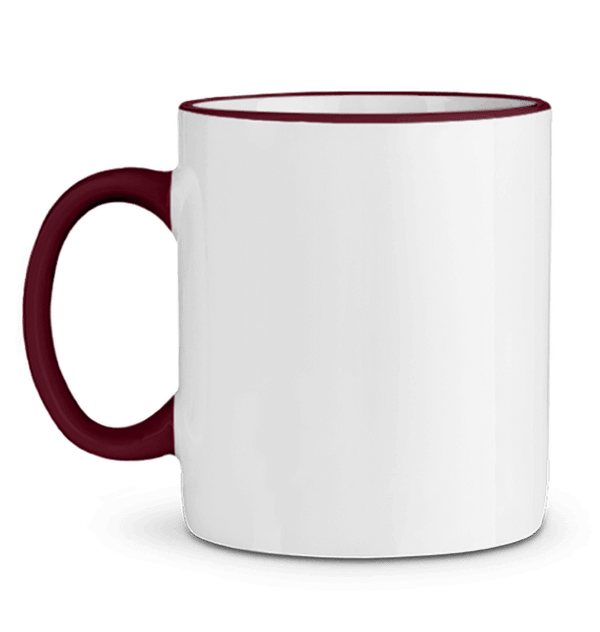 Custom Ceramic Contrasted Mug By Tunetoo BORDEAUX