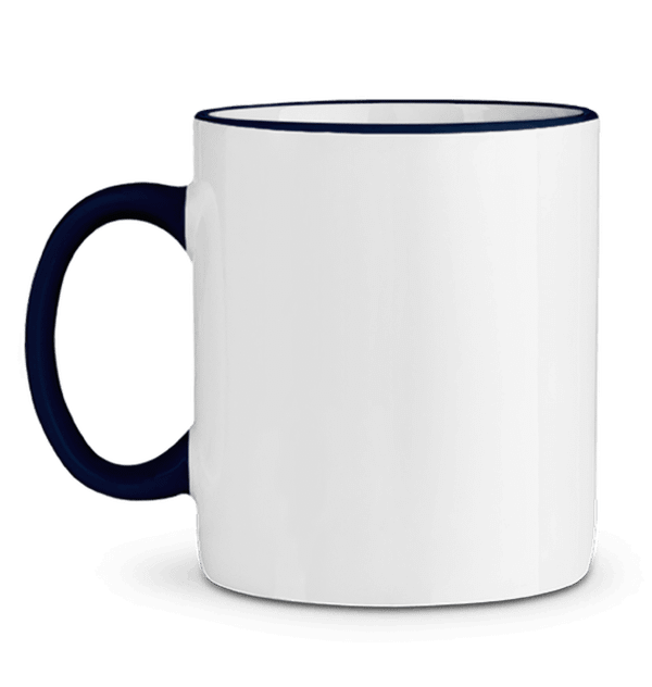 Taza De Cerámica En Contraste De Colores -Tunetoo
 BLEU COBALT