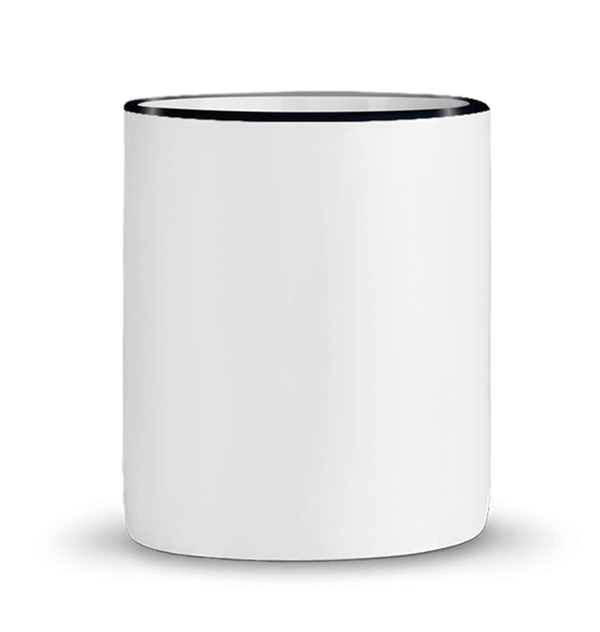 Mug rebord contraste dos NOIR