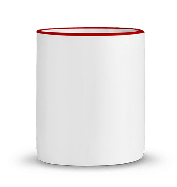 Mug rebord contraste dos ROUGE