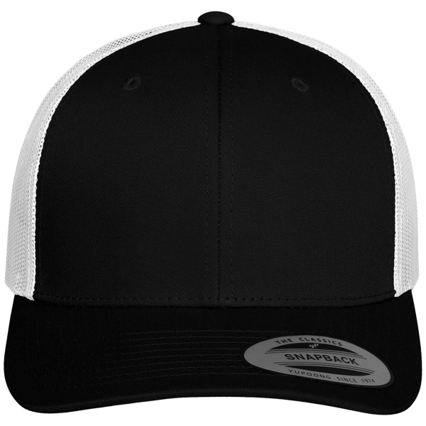 Customizable Vintage Cap With Embroidery Black / White