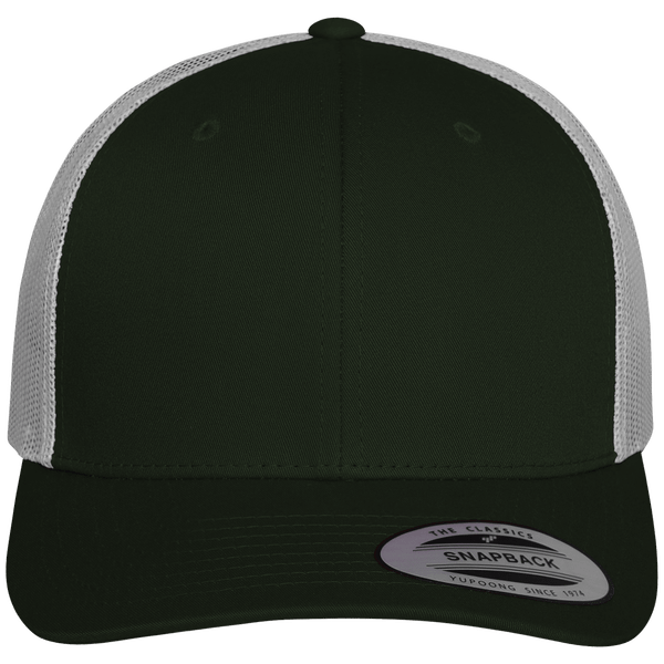 Vintage-Cap Zum Personalisieren Mit Stickerei Forest Green / Light Grey