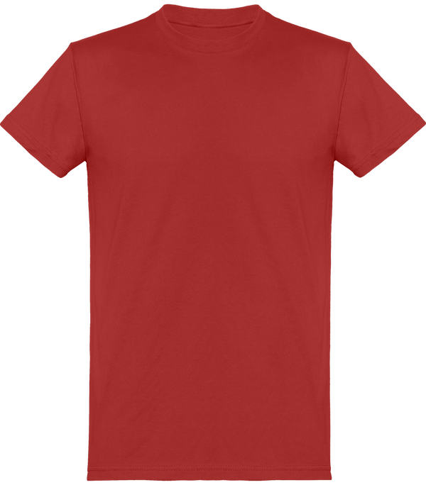 T shirt homme 150g face Used Raspberry