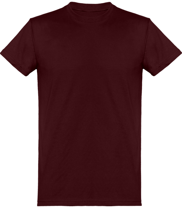 T shirt homme 150g face Burgundy