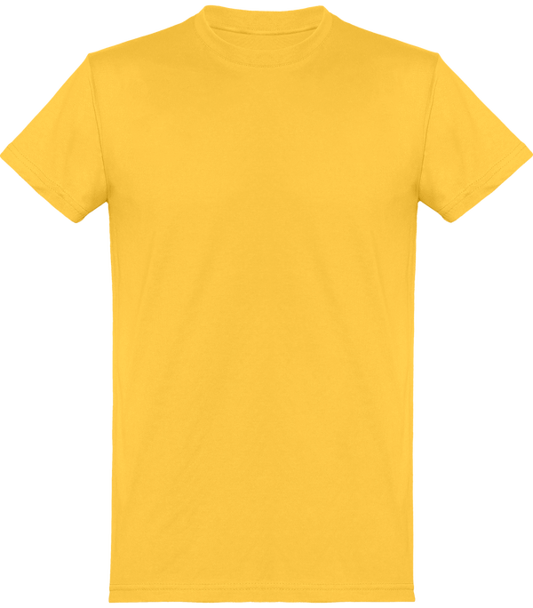 T shirt homme 150g face Used Yellow